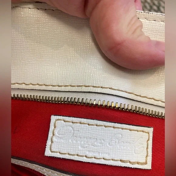 Dooney & Bourke White Tote Bag - Picture 2 of 8